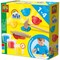SES Creative: My First Dough With Tools - 3 Color 3oz Tubs, Red-Blue-Yellow, 2 Wooden Tools, Gluten-Free Play Dough, Sensory Play, Baby-Toddler-Kid 1+
